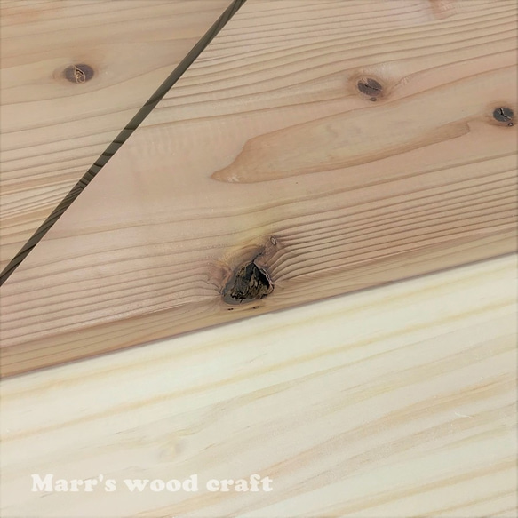 木工工作・DIYに使える木材端材板　三角形　25ｘ25cm　10枚セット　国産杉　無塗装　天然木　クラフト素材 6枚目の画像