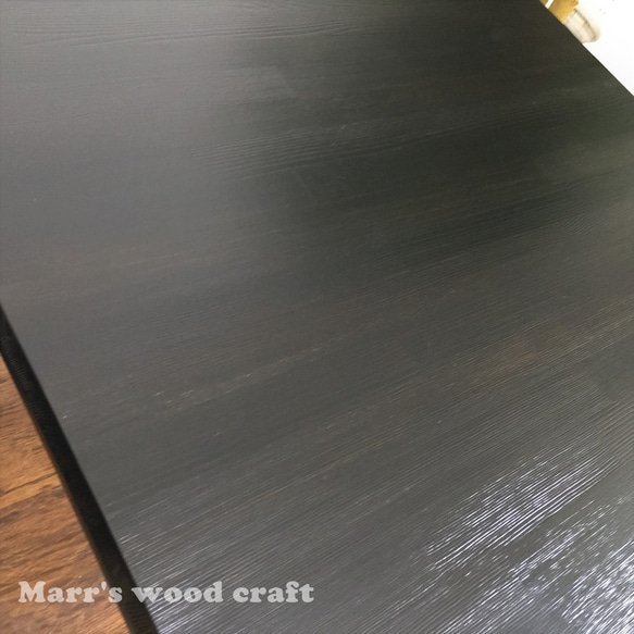 【限定色】薄型こたつ天板　75ｘ75cm　ブラック　ウレタン塗装　天然木　コタツ天板のみ 5枚目の画像
