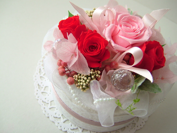 HappyBirthday☆Rose cake 1枚目の画像