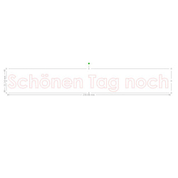 シンプルデザインステッカー　Schönen Tag noch 2枚目の画像