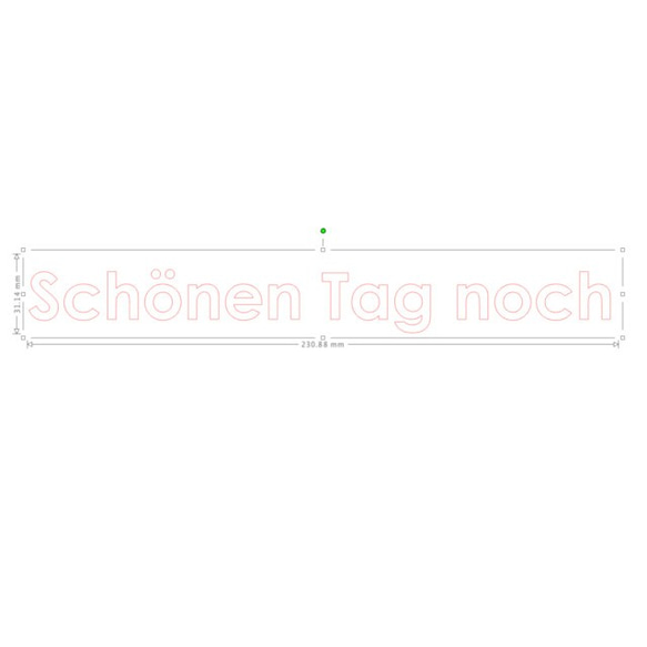 シンプルデザインステッカー　Schönen Tag noch 2枚目の画像