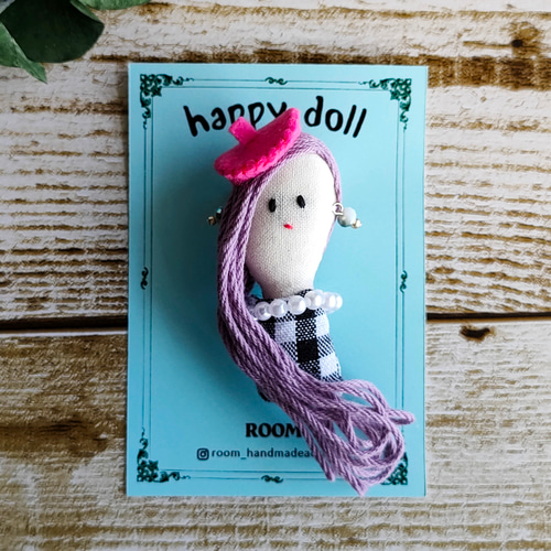 ドールブローチ 「サーシャちゃん」 一点もの ブローチ ROOM 通販 