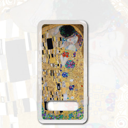クリムト 接吻 グリッタースマホケース iPhone Android「ゴールド」【送料無料】 5枚目の画像