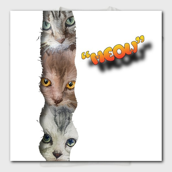 Tシャツ メンズ レディース 猫 可愛い サイズ選択可 【送料無料】 4枚目の画像