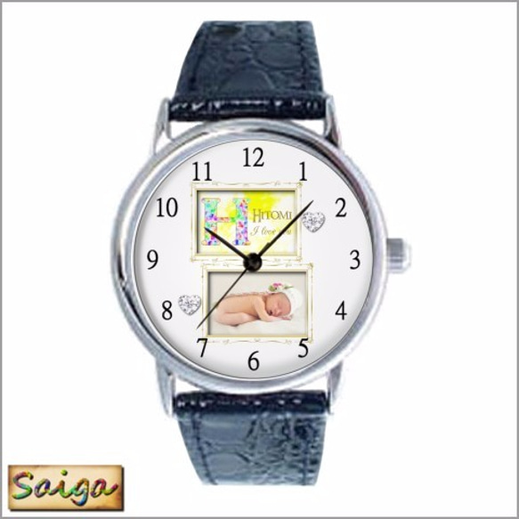 ☆腕時計 オーダーメイド メモリー 黄色（数字）ver.【送料無料】 腕時計 オーダーメイド メモリー 黄色（数字）ver. 腕時計 saiga 通販