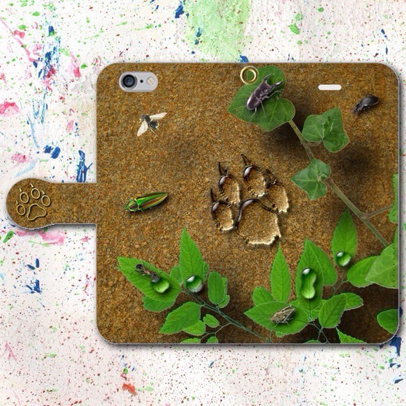 iPhone Android的筆記本型手機殼野獸免費送貨自然 第1張的照片