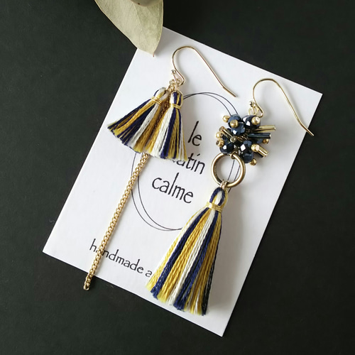 【1188】タッセルピアス•イヤリング 1188】タッセルピアス•イヤリング アクセサリー
