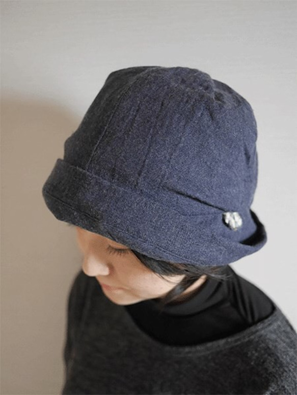 peddler*hat (Navy) 1枚目の画像