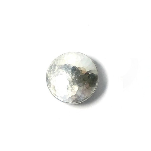 コンチョ レザークラフト金具 silver925 槌目模様 20mm ボタン