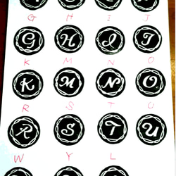 イニシャルはんこ(持ち手付き) はんこ・スタンプ まゆはん堂 通販