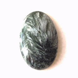 セラフィナイト10/天然石ルース・カボション・オーバル・楕円 2枚目の画像