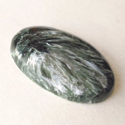 セラフィナイト10/天然石ルース・カボション・オーバル・楕円 3枚目の画像