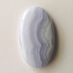【大きめサイズ】ブルーレースアゲート13/天然石ルース・カボション・オーバル・楕円 2枚目の画像