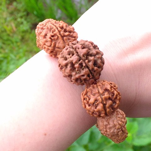 No-2 ルドラクシャブレスレット1ムキ〜10ムキ& 8ムキガネーシャ、スアール No-2 ルドラクシャブレスレット1ムキ〜10ムキ& 8ムキガネーシャ