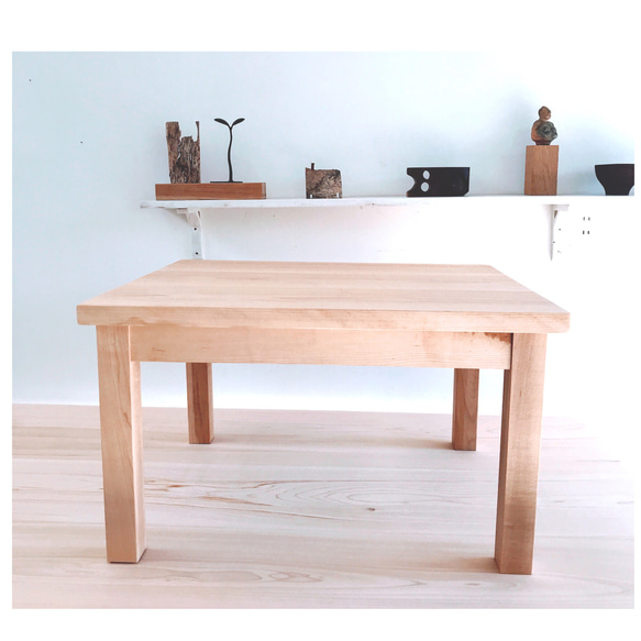 無印良品 muji コタツ 机 座卓 コード収納可 オールシーズン 使用可 総無垢