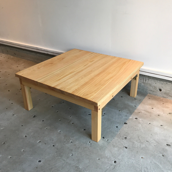 ヒノキ折り畳み座卓（炬燵使用可） こたつ jizai工房 通販 9807025