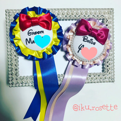 席札 名札 イベントに♡♡ロゼットオーダー 席札、名札に♡大量ロゼットオーダー受付中♪ リボン・テープ