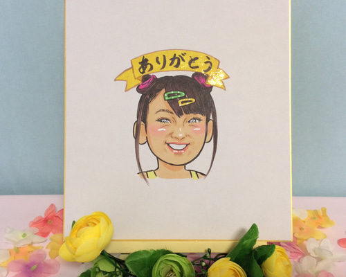 人気商品10月値上げ〉キャンディーズ 直筆サイン 色紙 似顔絵入り