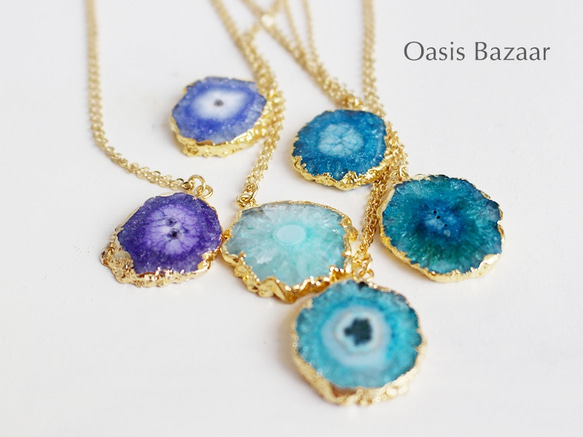 ソーラークォーツのネックレス 項鍊 Oasis Bazaar 的作品