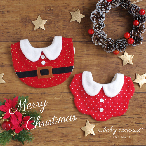 クリスマススタイ【ベルト付き】 スタイ・よだれかけ こめじるし 通販