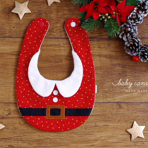 クリスマススタイ【ベルト付き】 スタイ・よだれかけ こめじるし 通販