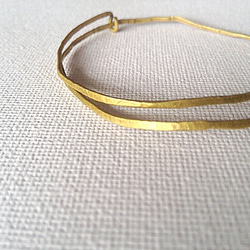 [再販]No.4　Simple bangle(平打ち) 1枚目の画像