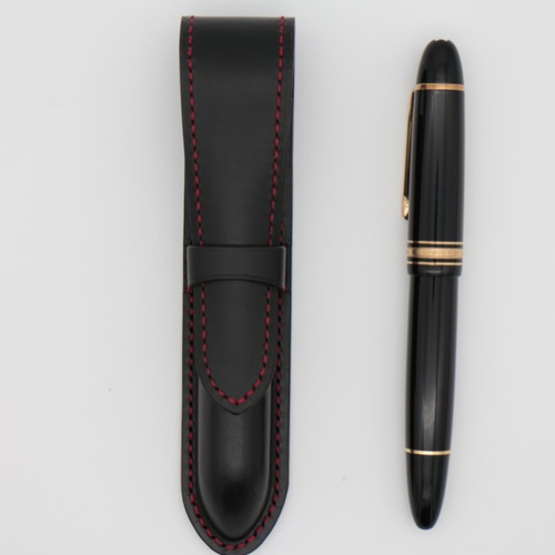 ★美品新品★モンブラン　1本挿しペンスリーブ 1本挿し万年筆ケース 絞りタイプ モンブラン149用 ペンケース L+