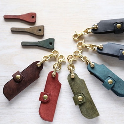 キーケース "nave（ナーヴェ）"　ブラック　【イタリアンレザー プエブロ】 10枚目の画像