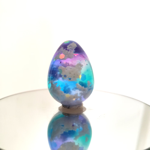 No.1370空玉/雲玉レジン24mm【ちいこい】 No.1370空玉/雲玉レジン24mm