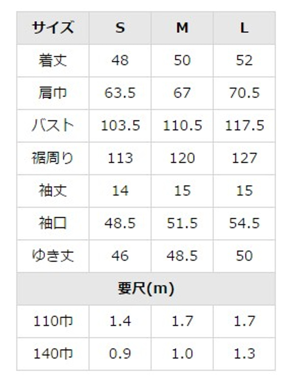 【型紙】★S~Lサイズ★ゆるTブラウス(パターン) 5枚目の画像