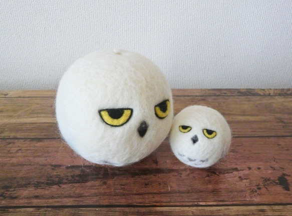 【小さい】Owlball キーホルダー 4枚目の画像