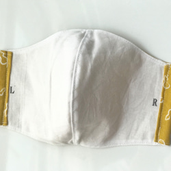 ≪日本製≫手ぬぐいマスク【丸紋うさぎ】（大人用） 4枚目の画像