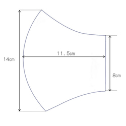 ≪日本製≫手ぬぐいマスク【丸紋うさぎ】（大人用） 5枚目の画像
