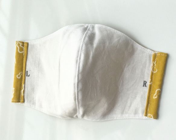 ≪日本製≫手ぬぐいマスク【唐草】（大人用） 4枚目の画像