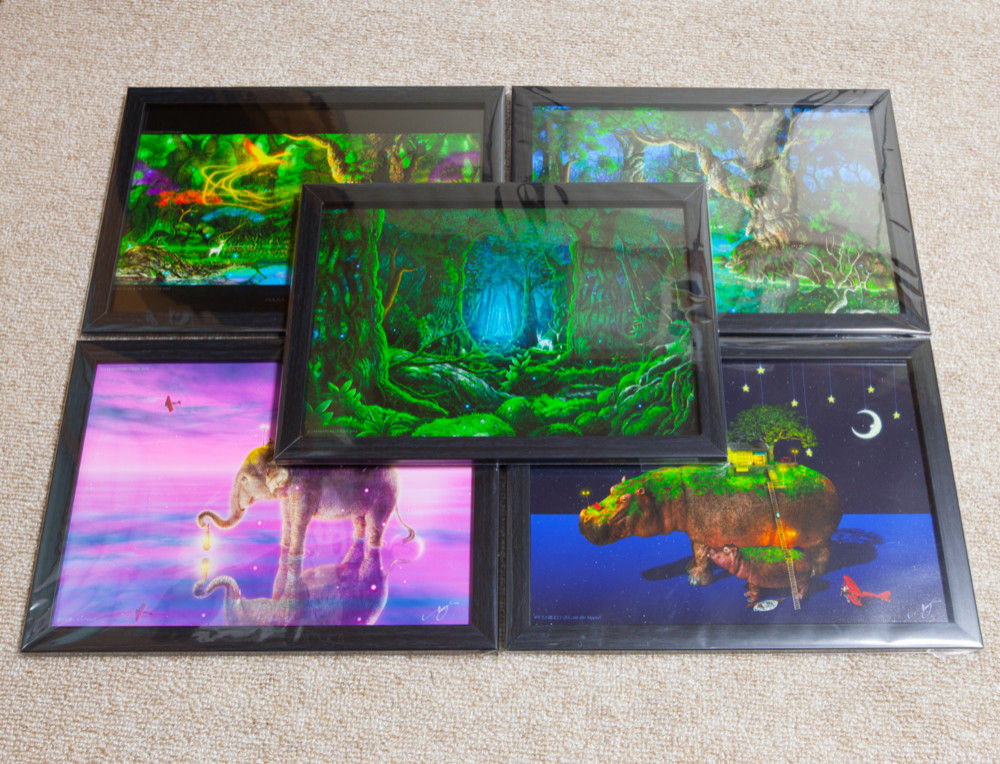 【A3サイズ額付きお買い得5枚セット】