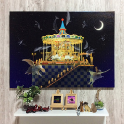 絵画 。手描き【部屋に漂う桜の香り】