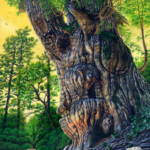 油絵 移り行く森【B】 移り行く森【B】 油絵