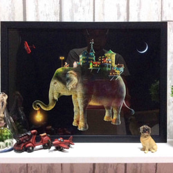 ぞう（象） 絵画 のおすすめ人気通販｜Creema(クリーマ) 国内最大の