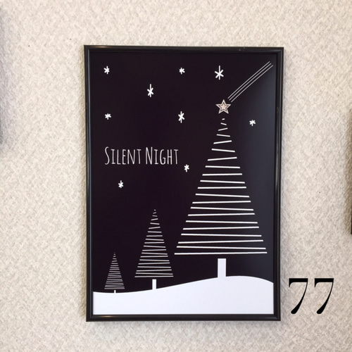 クリスマス 2枚セット⭐️北欧雑貨 ウェルカムボード⭐︎ポスター