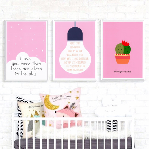 LIVE LOVE LIFE ピンク No.261⭐︎ポスター 北欧 インテリア アート