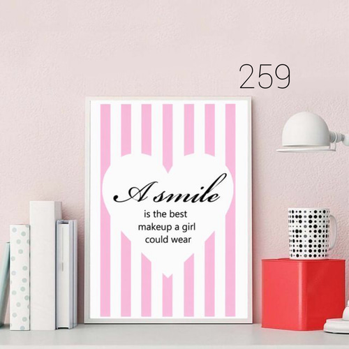 LIVE LOVE LIFE ピンク No.261⭐︎ポスター 北欧 インテリア アート
