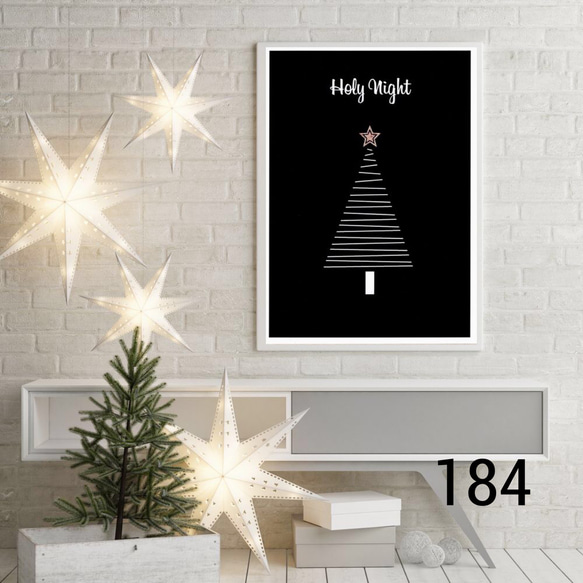 creema限定2021クリスマス　クリスマスポスター3枚ｾｯﾄ A3サイズ 7枚目の画像