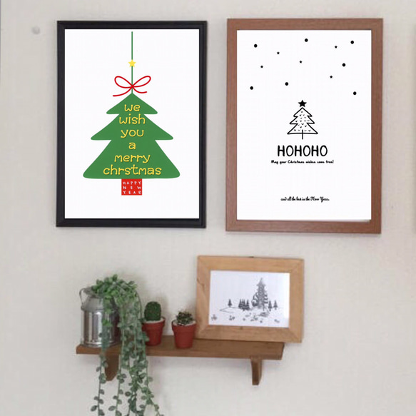 送料無料　クリスマス　3枚セット　⭐︎ ポスター インテリア  Creema限定​​​​​クリスマス 7枚目の画像