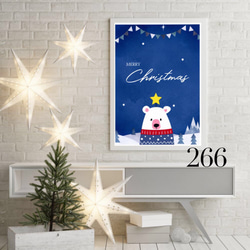 クリスマス　3枚セット　⭐︎ ポスター インテリア  Creema限定​​​​​クリスマス2022 2枚目の画像