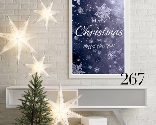 Xmas・クリスマスツリー／完全オリジナル・アートポスター　600×720 新作＞ 猫たちの楽しいクリスマスツリー A4 ポスター 送料無料 絵画