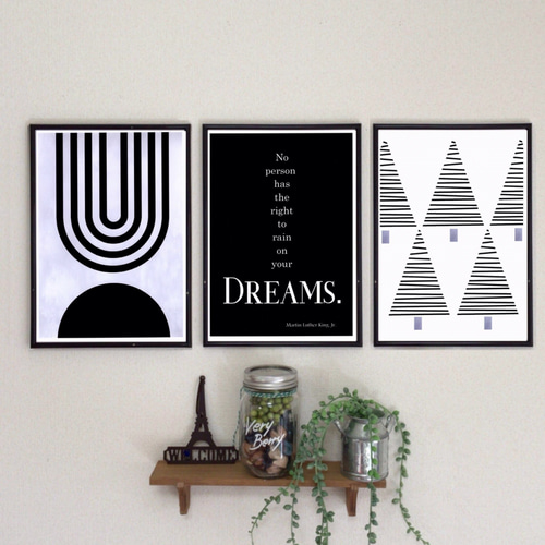 アートポスター 3枚セット ⭐︎ ポスター インテリア 名言 北欧雑貨