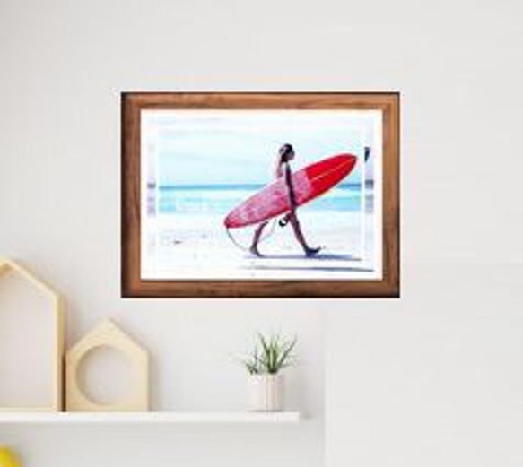 Beach サーフィン⭐️北欧風　ポスター　北欧　インテリア　アート　ウェルカムボード 4枚目の画像