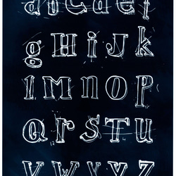 アルファベット　黒板！⭐️北欧風　ポスター　北欧　インテリア　アート　ウェルカムボード 5枚目の画像