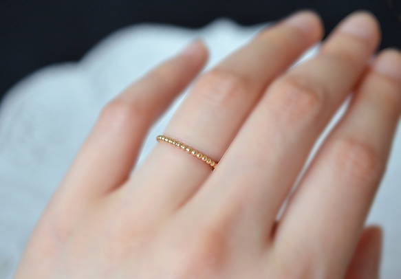 14kgf ドットプレーンリング *1.5mm* 3枚目の画像