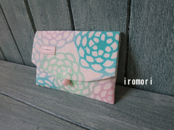 [再次上架訂單] 純絲模板染色卡片盒復古菊 Ryomu 第1張的照片